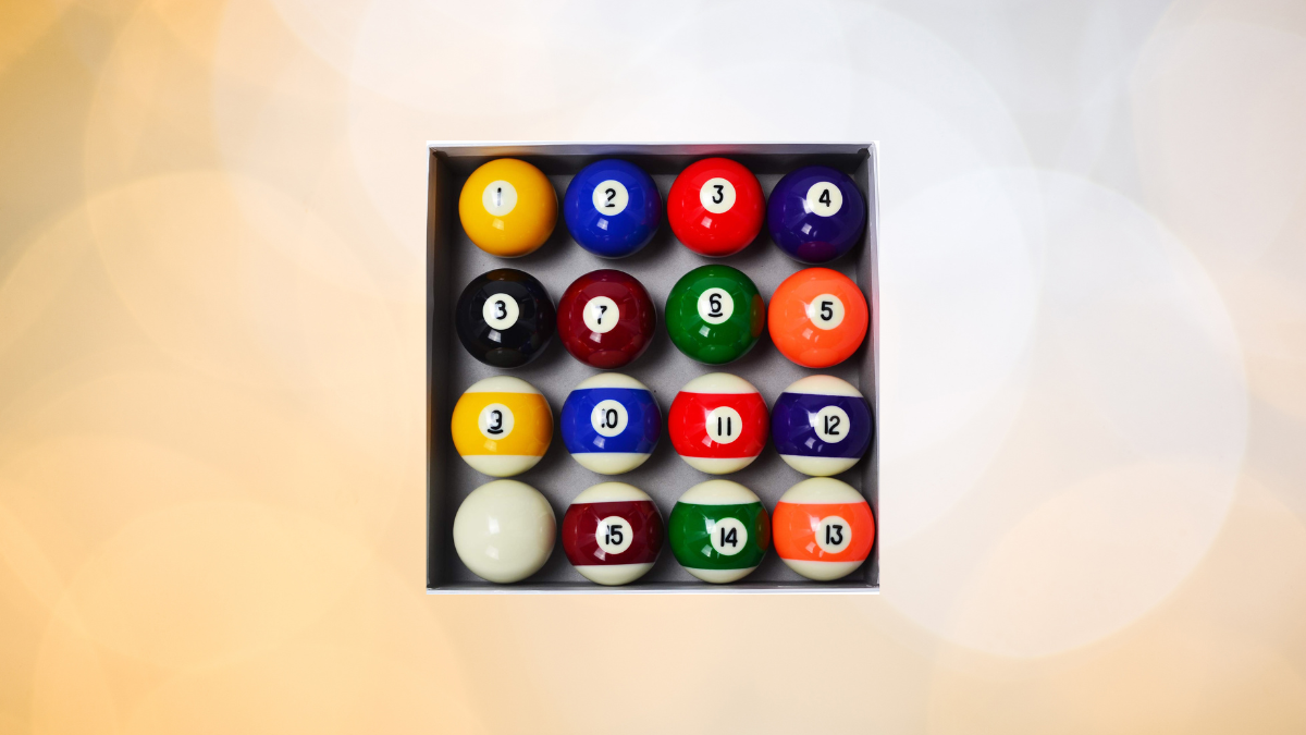 Elevate Your Game with Collapsar Deluxe 2-1/4″ Billiard Pool Balls: Marble-Swirl Mastery