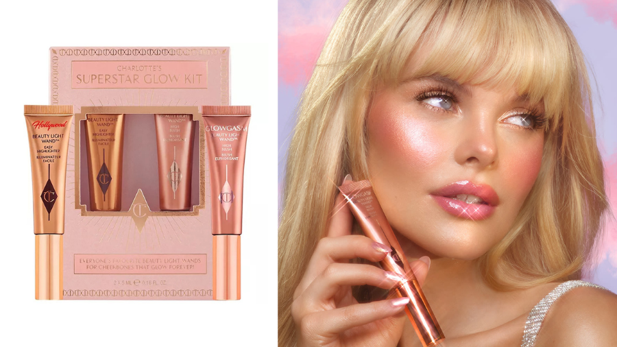 Discover the Charlotte Tilbury Superstar Glow Kit, a $32 mini duo featuring the iconic Spotlight and viral Pinkgasm Beauty Light Wands. Get red-carpet radiance in a travel-friendly size.