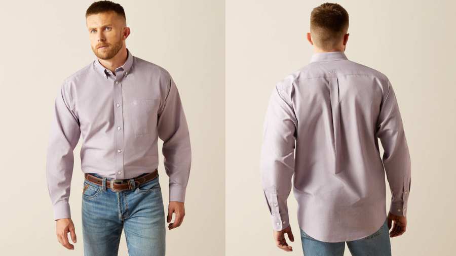 Ariat Wrinkle Free Solid Classic Fit Shirt