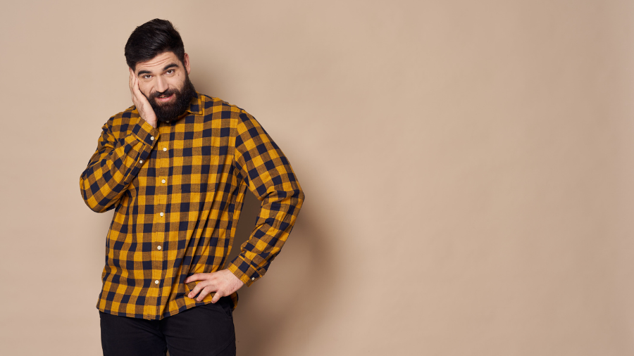 JCPenney's Alimens & Gentle Men's Plaid Button Down Shirts