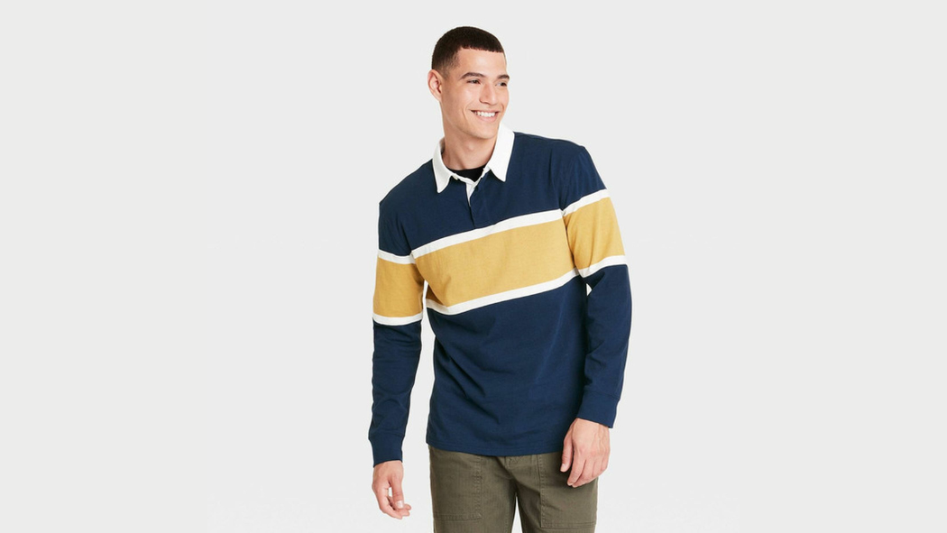 Goodfellow & Co Men's Rugby Polo Shirt at JCPenney