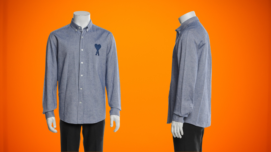 AMI Alexandre Mattiussi Long Sleeve Dress Shirt