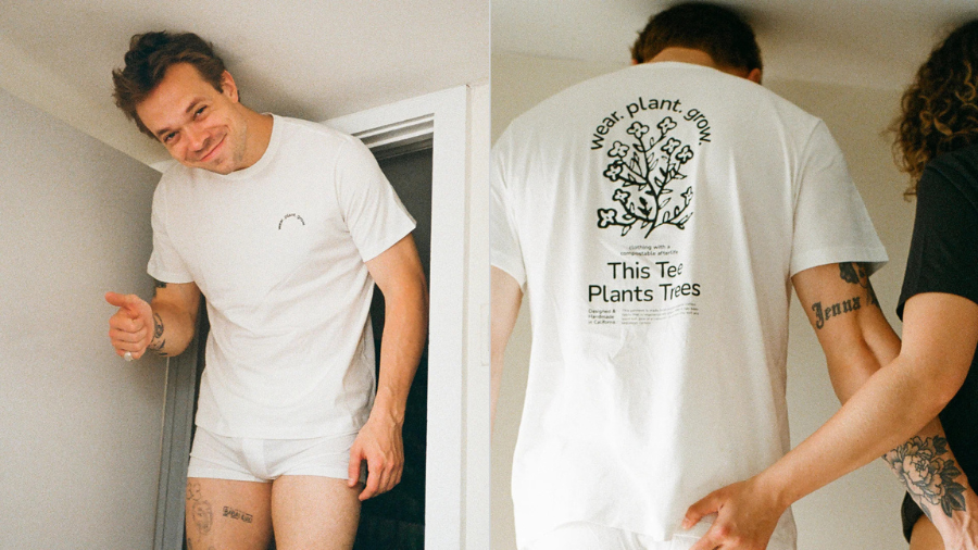 KENT WEAR.PLANT.GROW. Men's Organic Cotton T-Shirt