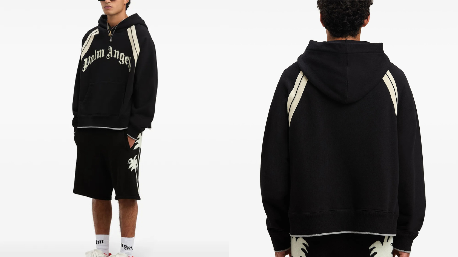 Palm Angels Logo Printed Hoodie