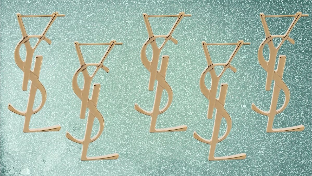 Saint Laurent Logo Detailed Single Earring: A Study in Bold Refinement