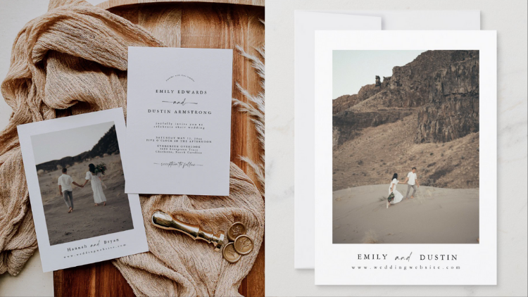 Boho Minimalist Wedding Invitation by SincerelyByNicole: Zazzle’s Perfect Wedding Stationery