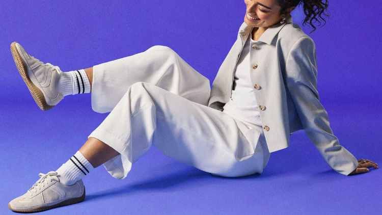 Clarks Meridor Lo Off White Combination