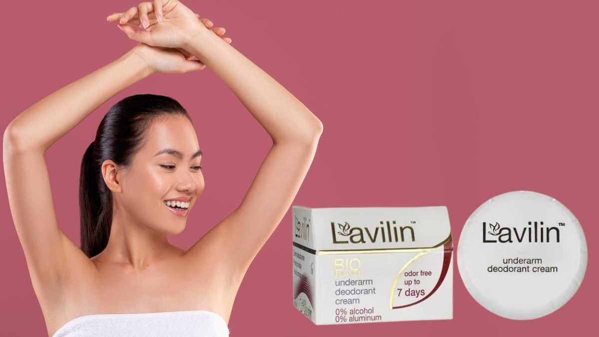 Lavilin Underarm Deodorant Cream 12.5g: Natural Protection for Up to 7 Days