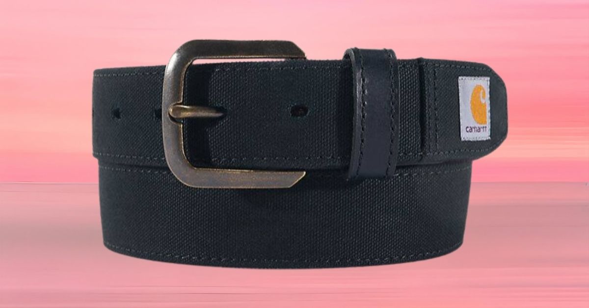 Why the Carhartt Canvas Duck Belt Redefines Workwear Durability