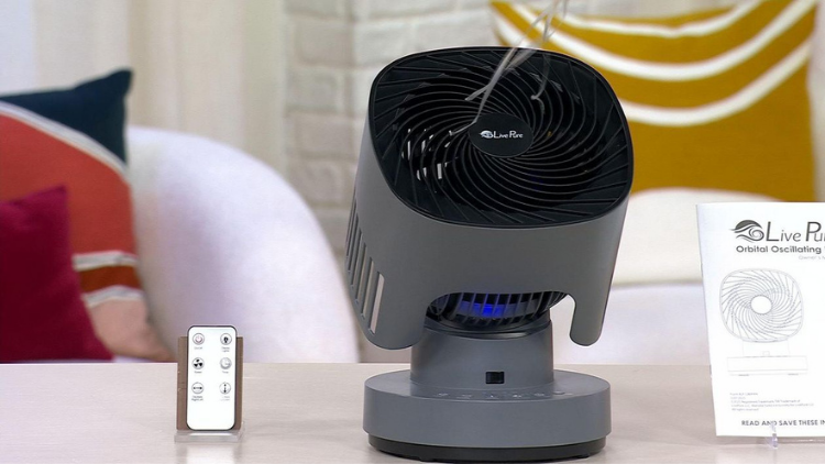 HSN's LivePure Cordless Oscillating 4-Speed Fan