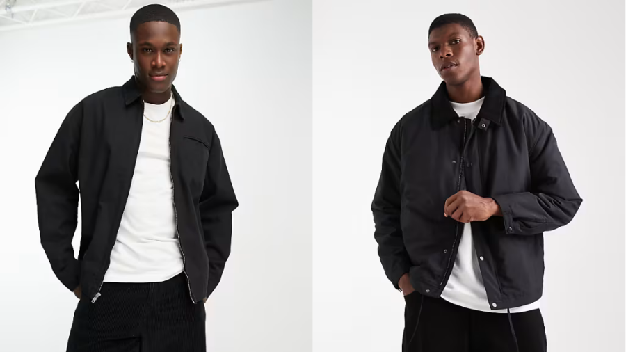 The Ultimate Guide to ASOS DESIGN Harrington Jacket with Cord Collar in Black: Style & Versatility