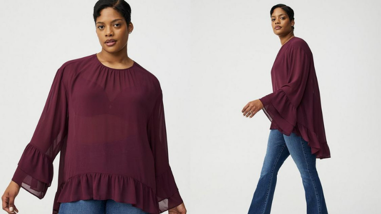 Torrid Chiffon Ruffle Hi-Low Blouse: The Ultimate Style Guide for Plus Size Fashion
