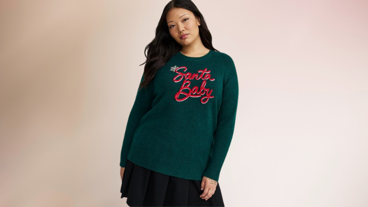 Torrid Vegan Cashmere Crew Pullover Sweater