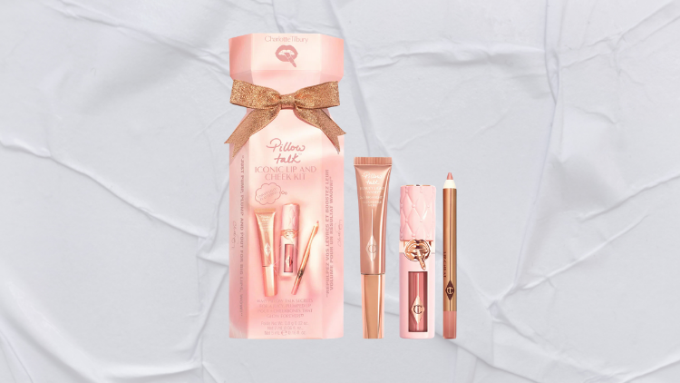 Charlotte Tilbury Lip and Cheek Trio Makeup Gift Set
