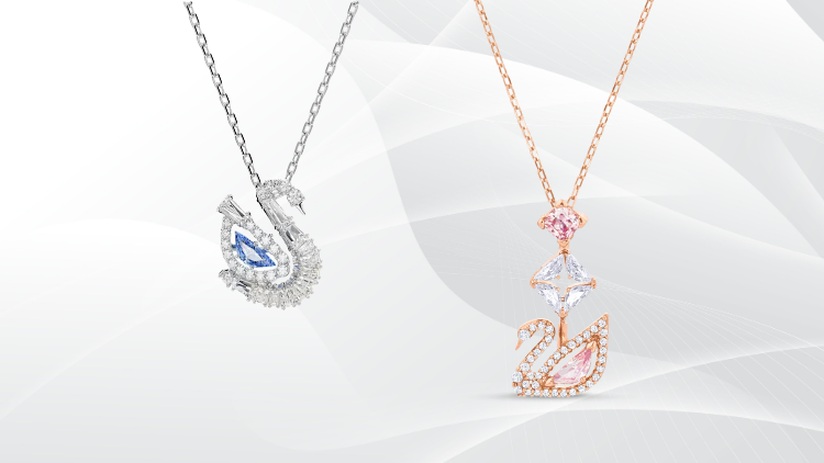 Swarovski Swan Pendant