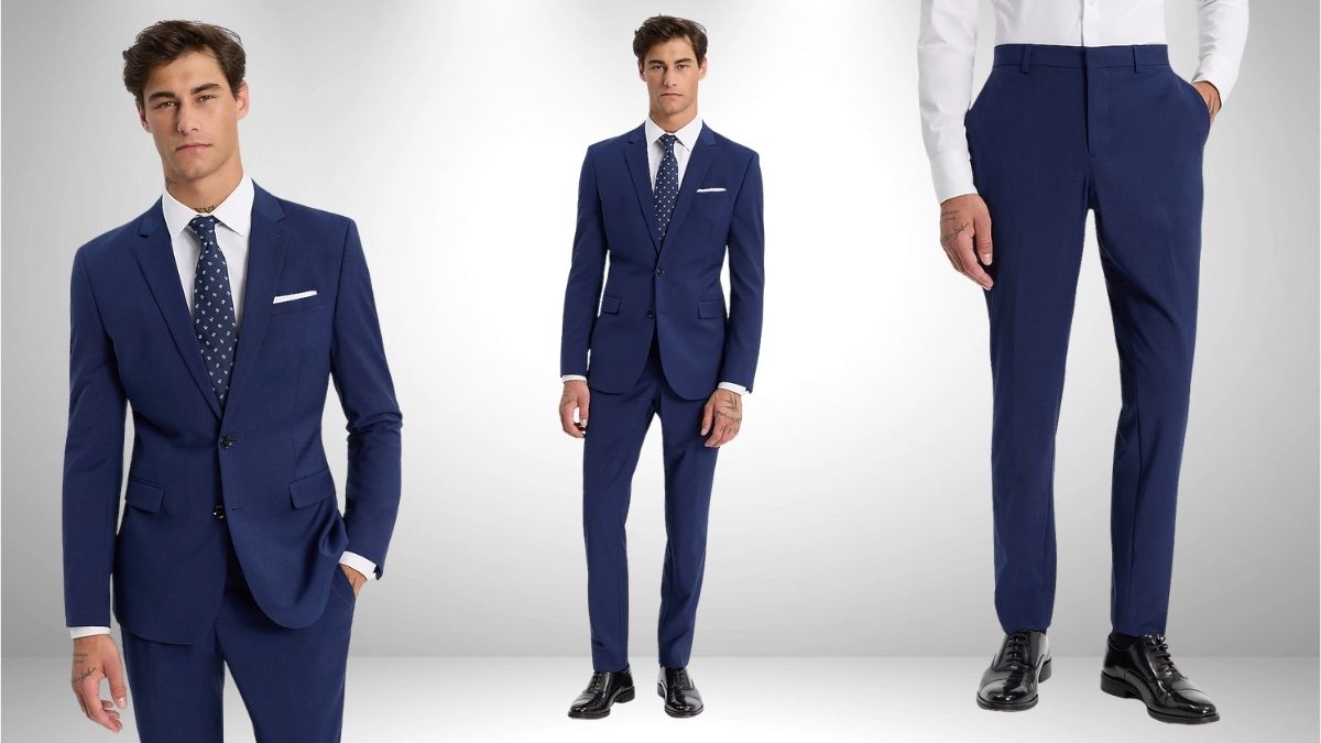 Slim Blue Wool-Blend Washable Modern Tech Suit: A Smart Upgrade for Modern Workwear