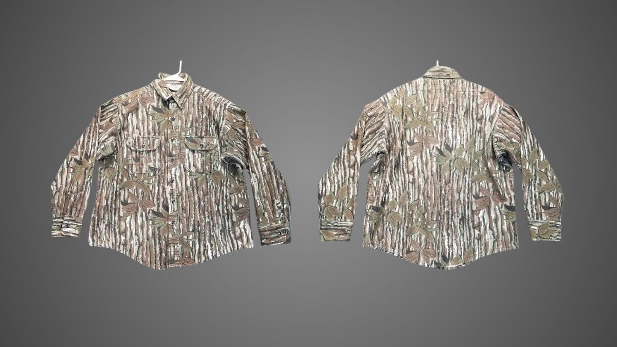 Vintage Sportsmans Guide Shirt Mens Large Brown