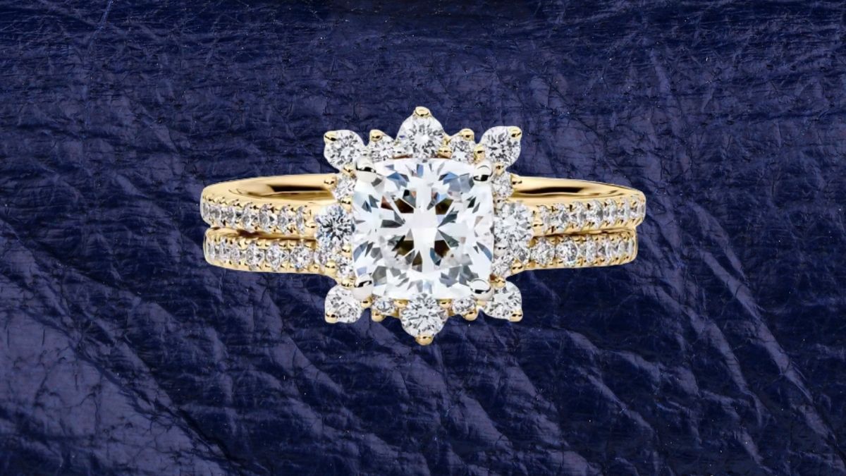 Valentina Cushion-Cut Lab Grown Diamond Halo Bridal Set: A Zac Posen Bridal Design Worth Considering
