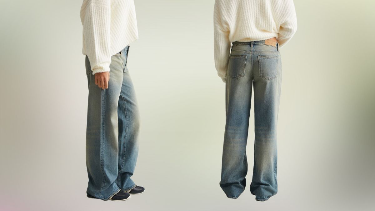 Casey Low Rise Baggy Jeans – Tinted Light Blue: A True Y2K Denim Revival