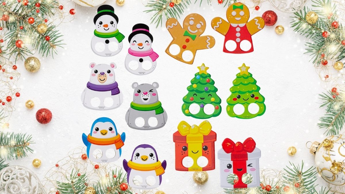 Bulk 144 Pc. Christmas & Winter-Themed Finger Puppets Assortment: A Whimsical Touch for Every Holiday Celebration