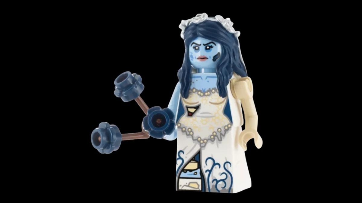 The Macabre Maiden: Hauntingly Beautiful Custom Design Minifigure for Collectors