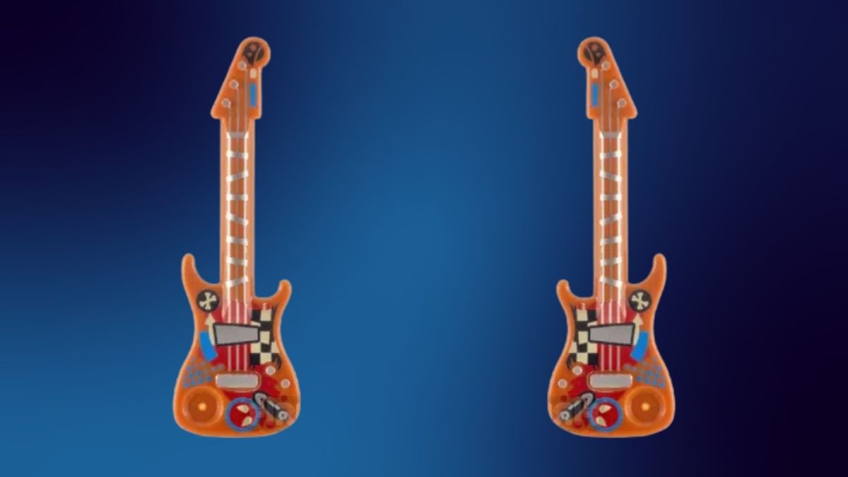 LEGO Minifigure Accessory Punk Electric Guitar (Dark Orange): Specs, Compatibility & Collector Value