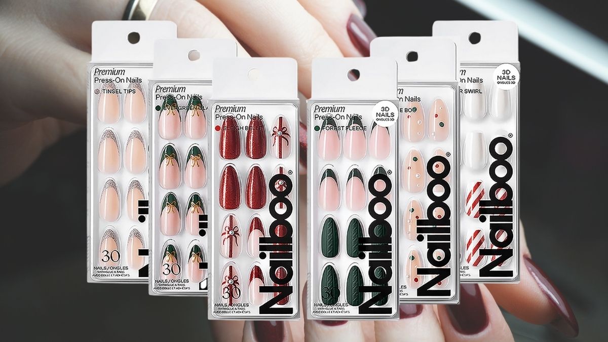 Holiday by Nailboo Premium Press On Nails: Your Festive Salon-Quality Manicure at Home