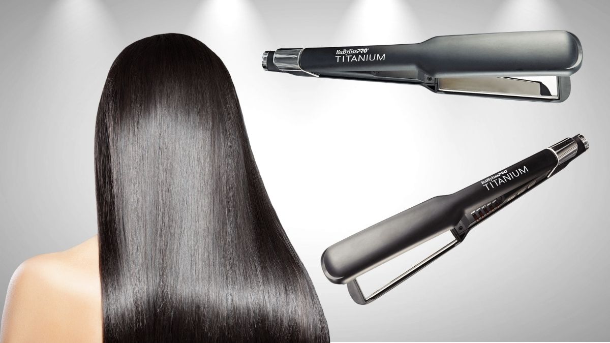 BaBylissPRO Titanium Flat Iron 1.5 Inch: Professional Styling at Home