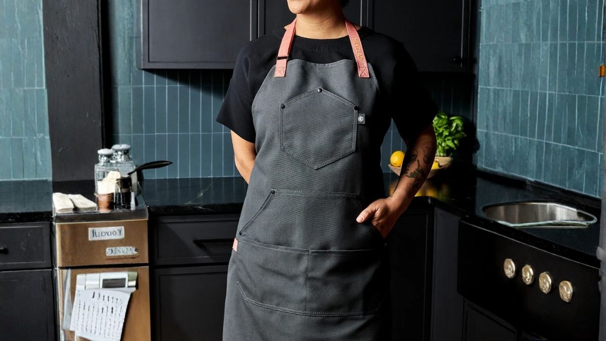 Eco Modern Apron (Slate): The Sustainable Kitchen Essential