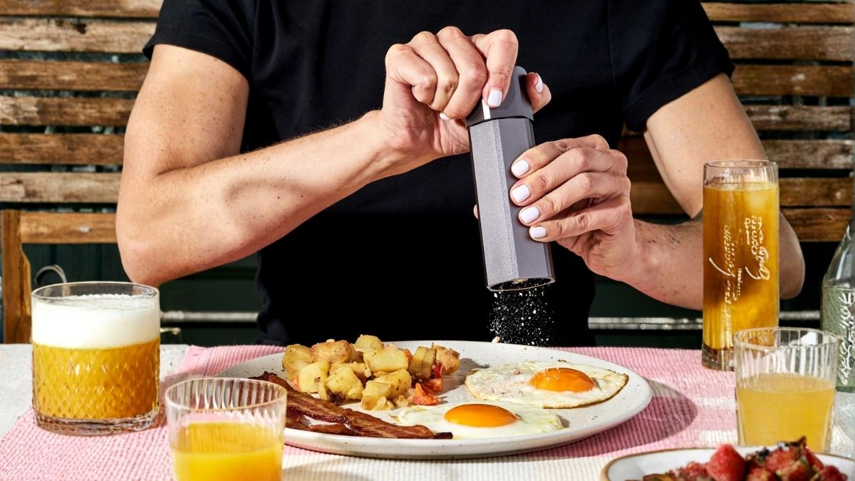 HexMill Tabletop Salt & Pepper Grinder Set: Premium Grinding Perfection for Your Table