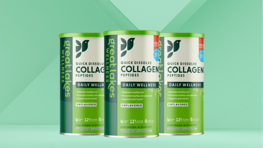 Great Lakes Wellness Quick Dissolve Collagen Peptides