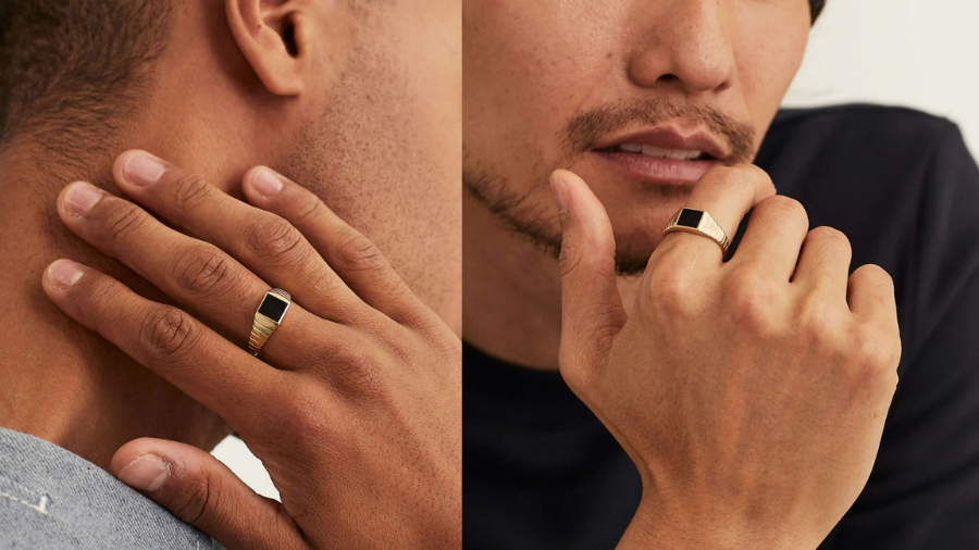 Lucky Brand Men's Basic Signet Ring