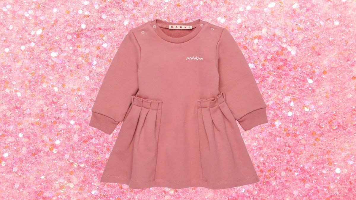 Why the Marni Kids Logo-Printed Fleece Midi Dress Elevates Everyday Style