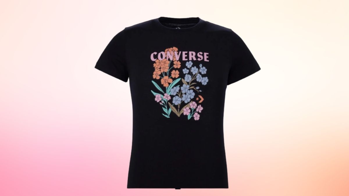 Converse Floral Tee Women Black: The Perfect Blend of Style and Comfort