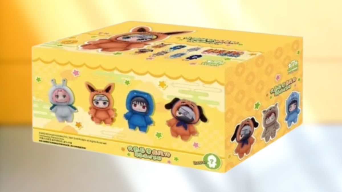 Miniso Top Toy Naruto Beast Party Plush Keychains: Complete Sealed Case (6 Blind Boxes)