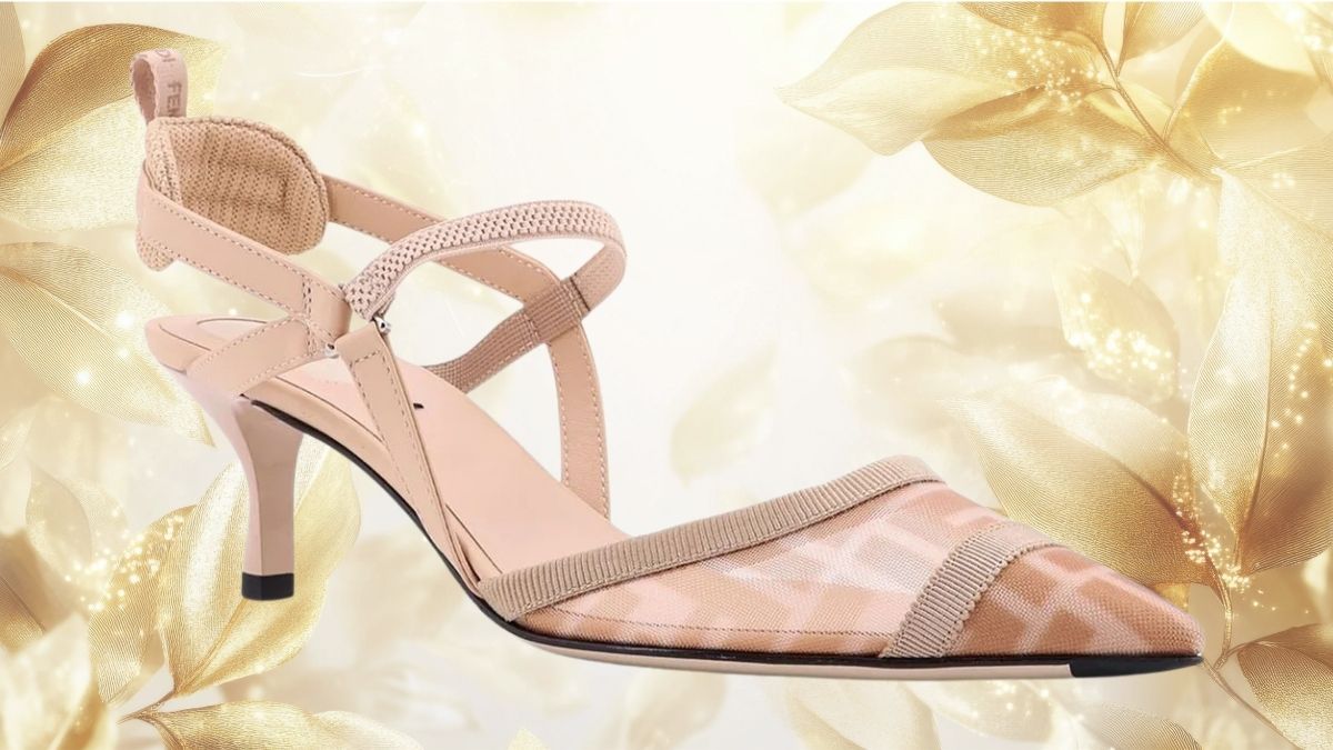 Fendi Colibri Lite Pointed-Toe Slingback Pumps: Luxury Meets Everyday Wearability